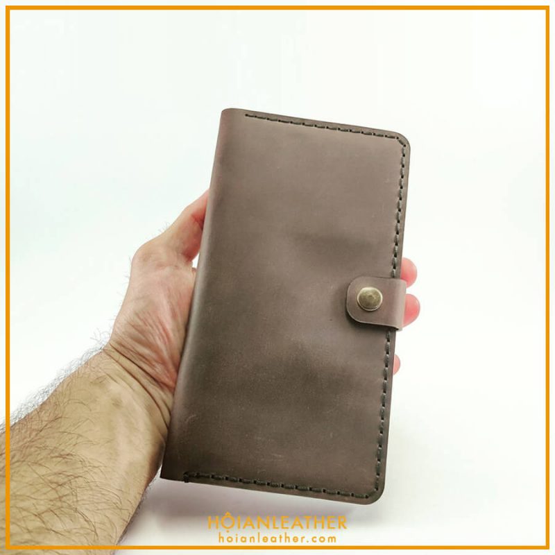 Ví dài da bò thật dành cho nam